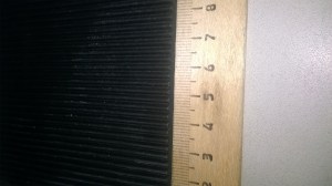Рулонное резиновое покрытие Рифленка мелкая размер 1,50 х 10 м х 3,0 мм